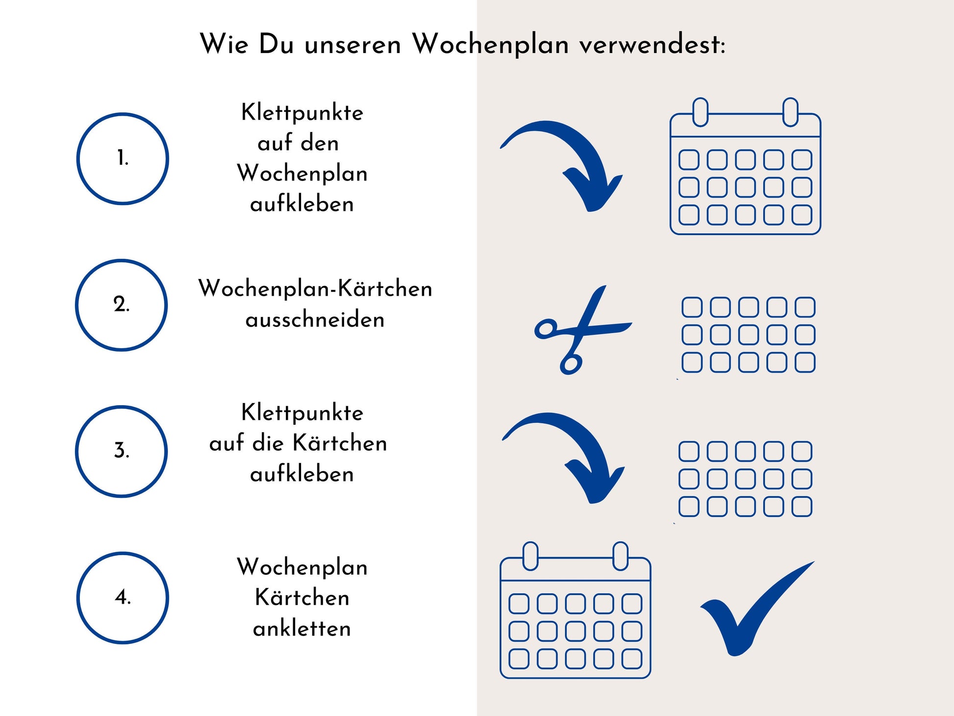 Wochenplan für Kinder, 288 Kärtchen, PDF Sofort-Download zum Ausdrucken, Geburtstagsgeschenk und zum Verschenken "Flamingo"