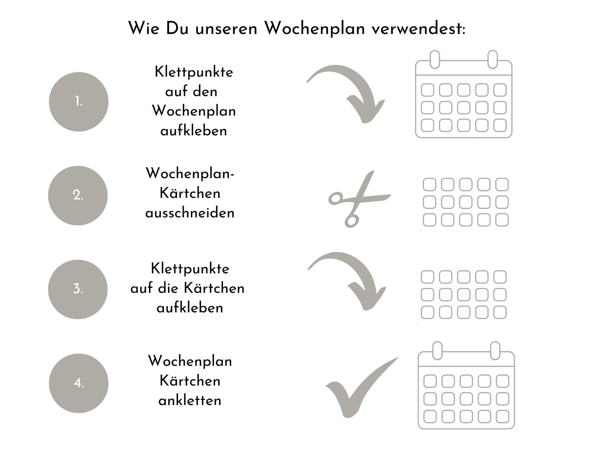 Personalisierter Wochenplan "Montessori Aquarell", für Kinder und Teenager, 246 Routine Bildkarten, Routineplan von Familie Nordstern