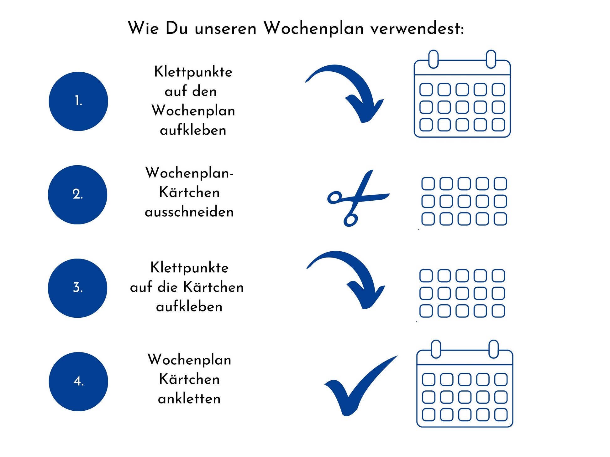 Personalisierter Wochenplan für Kinder und Teenager, 246 Wochenplan Karten, laminiert magnetisch, Geschenkidee "Meeresrauschen"