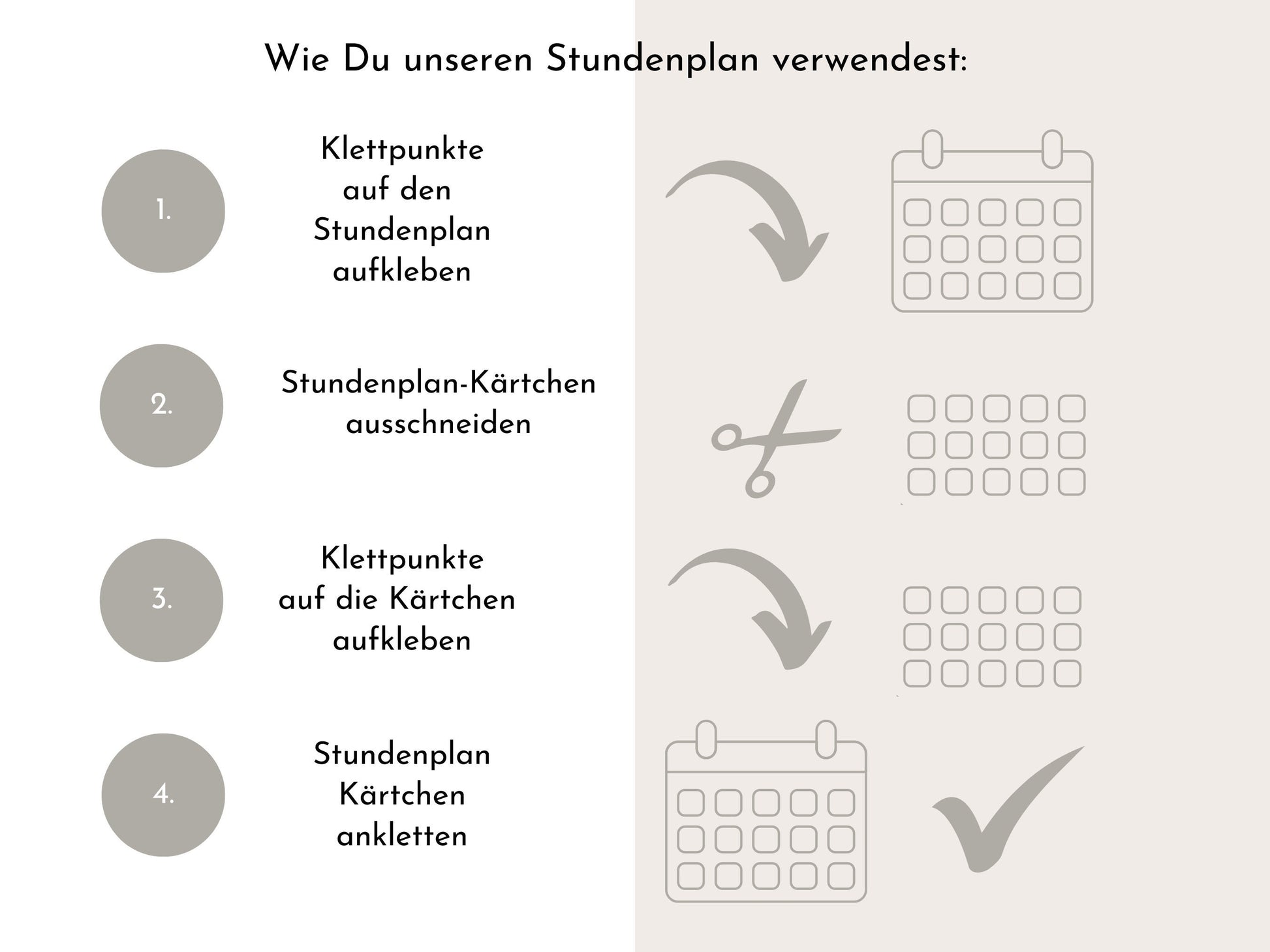 Stundenplan mit 70 Schulfach-Kärtchen, personalisiert, abwischbar laminiert magnetisch, Einschulung Schulanfang Geschenk "Garten"