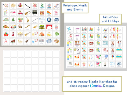 Wochenplan mit 288 Kärtchen, mit Namen personalisierbar, Sofort-Download, Kinder Geschenk "Urwald"