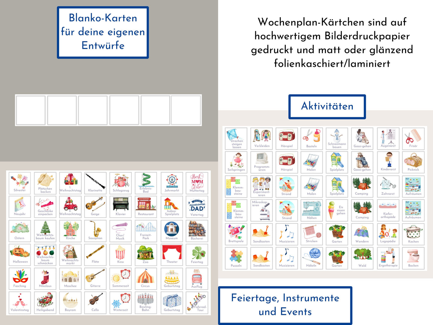 Personalisierter Wochenplan "Montessori-Dinos", 246 Routine Karten, laminiert magnetisch Klett, Routineplan für Kinder von Familie Nordstern