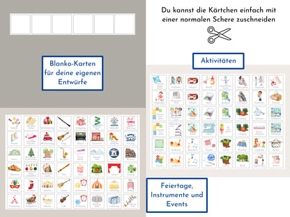 Magnetboard Wochenplan "Wald und Wiese" für Kinder, 246 Routine Karten, Bildkarten, Magneten, Montessori Routineplan von Familie Nordstern