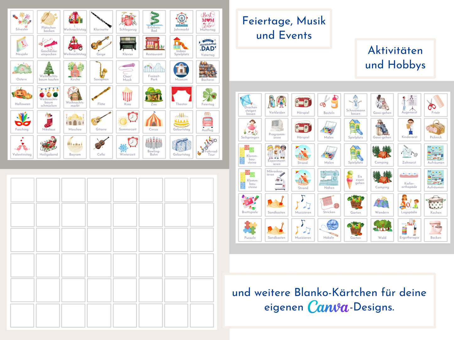 Wochenplan "Bauernhof" für Kinder, 288 Routine Karten, Canva-Vorlage und PDF Sofort-Download, Routineplan nach Montessori