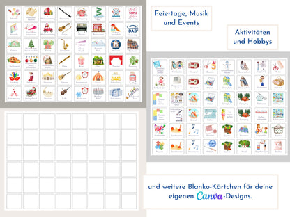 Wochenplan "Boho" für Kinder, 288 Routine Karten, Canva-Vorlage und PDF Sofort-Download, Routineplan nach Montessori von Familie Nordstern