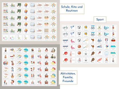 Wochenplan "Bauernhof" für Kinder, 288 Routine Karten, Canva-Vorlage und PDF Sofort-Download, Routineplan nach Montessori