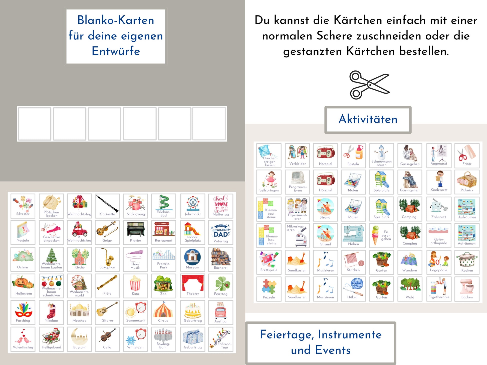 Magnetboard Wochenplan "Seaside" personalisiert für Kinder, 246 Routine Karten, Neodym-Magnete, Montessori Routineplan von Familie Nordstern