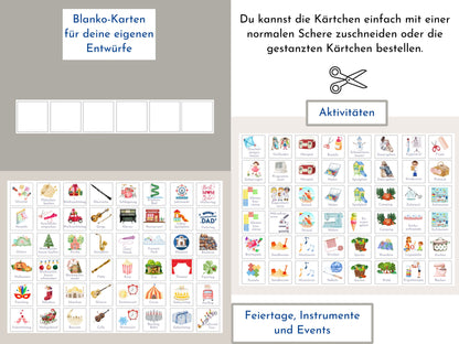 Magnetboard Wochenplan "Seaside" personalisiert für Kinder, 246 Routine Karten, Neodym-Magnete, Montessori Routineplan von Familie Nordstern