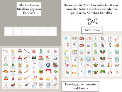 Magnetboard Wochenplan "Fantasie" personalisiert für Kinder und Teenager, 246 Routine Karten, Neodym-Magnete, Montessori Routineplan