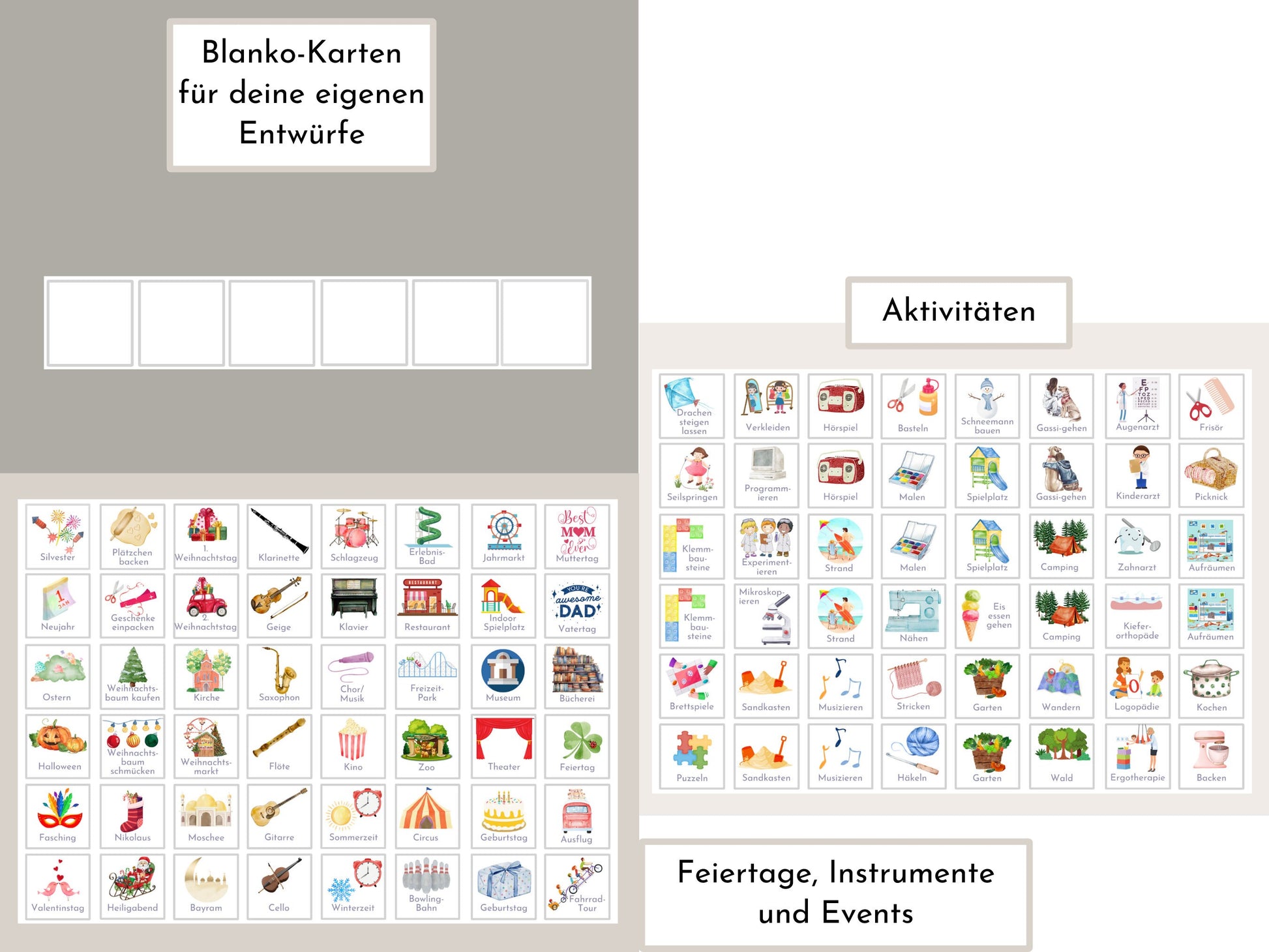 Wochenplan "Fantasie" mit Name personalisiert, 246 Routine Karten, laminiert magnetisch Klett, Routineplan für Kinder und Jugendliche