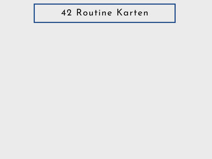 42 Kinder Routine Karten, PDF Sofort-Download, personalisierbar Morgen- und Abendroutine Plan für einen harmonischen Tagesablauf Kleinkinder