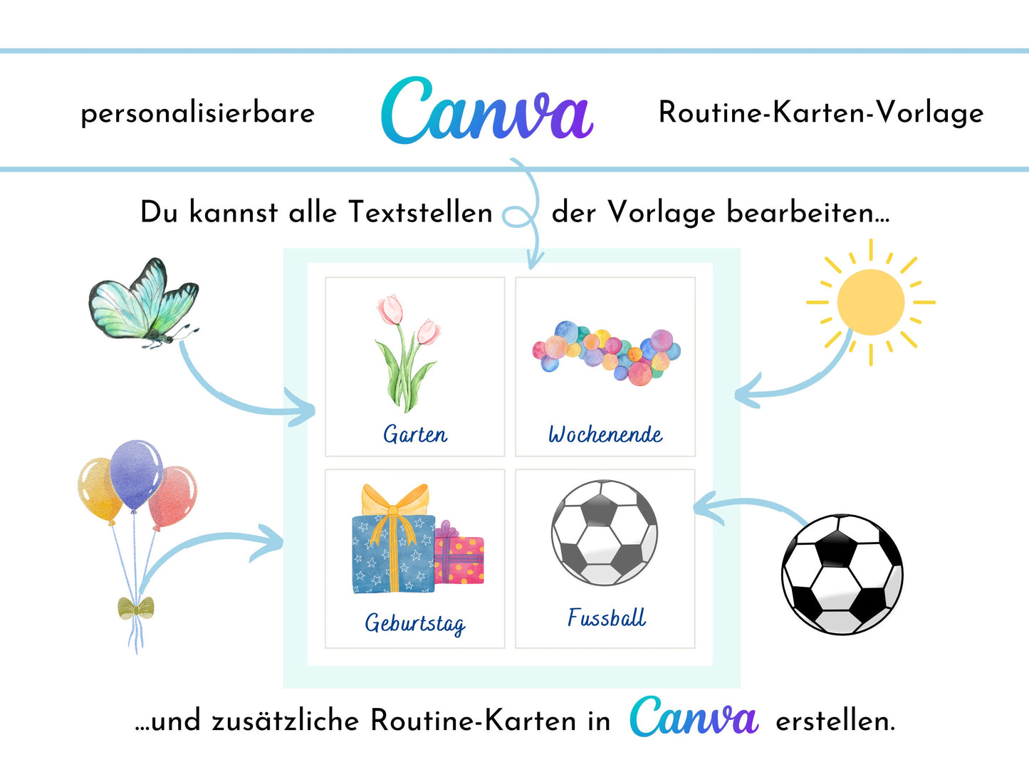 42 Kinder Routine Karten, PDF Sofort-Download, personalisierbar Morgen- und Abendroutine Plan für einen harmonischen Tagesablauf Kleinkinder